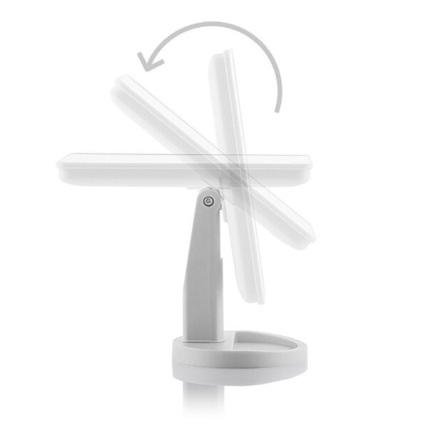 Stilren Sminkspegel med LED Lampor 2-Pack