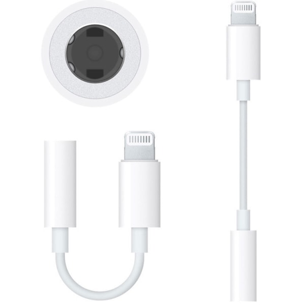 Digital Lightning till 3,5mm - AUX - iPhone iPad iPod 2-Pack