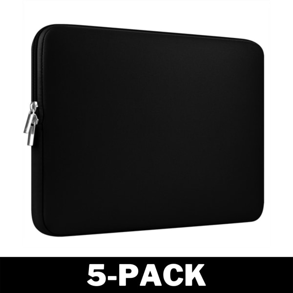 Datorfodral 14 tum Laptop / Macbook Svart 5-Pack