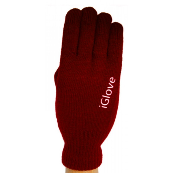 iGloves - Touchvantar / Touchhandskar Vinröd