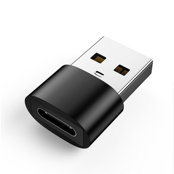 Mini Adapter USB-C till USB 3.0 - Svart 10-Pack