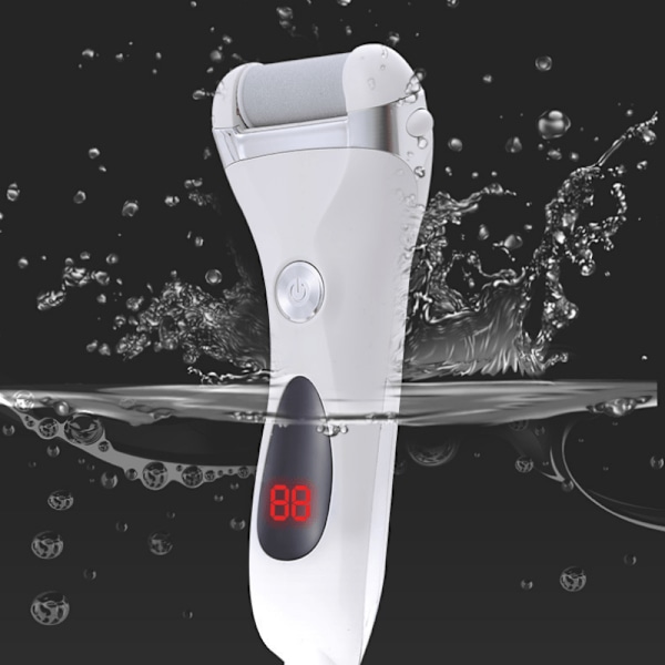 Elektrisk Fotfil - Vattentät Callus Remover med 3 grovlekar