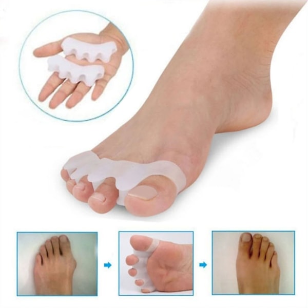 Tåseparerare / Tåspridare för Hallux Valgus i Silikon 1-Pack