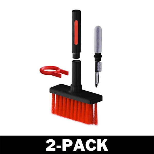 5-in-1 Universal Rengöringsborste Tangentbord / Airpods 2-Pack
