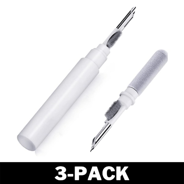3 in 1 Rengöringspenna för Airpods / Hörlurar 3-Pack