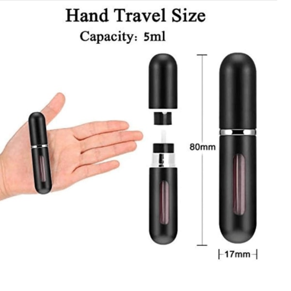 Påfyllbar Smart Parfymflaska 5 ml Färgval Grön