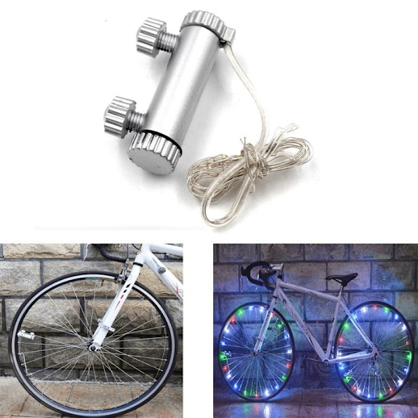 NEON LED-Strip för Båda Cykelhjulen 2-Pack