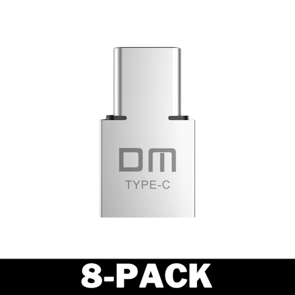 USB-C Till USB Adapter Liten Supernabb Överföring 8-Pack