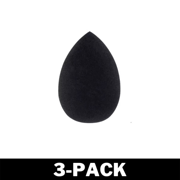 Make Up Sponge - Beauty Blender Svart 3-Pack