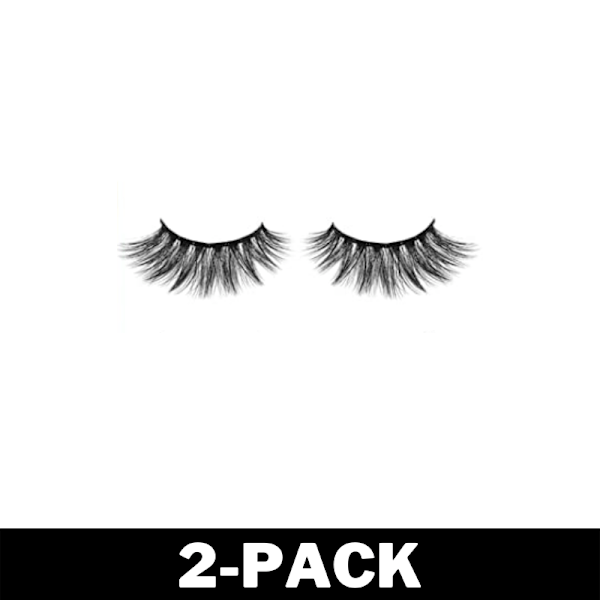 Handgjorda Lösögonfransar Lyxiga Eyelashes Hög Kvalitet 2-Pack