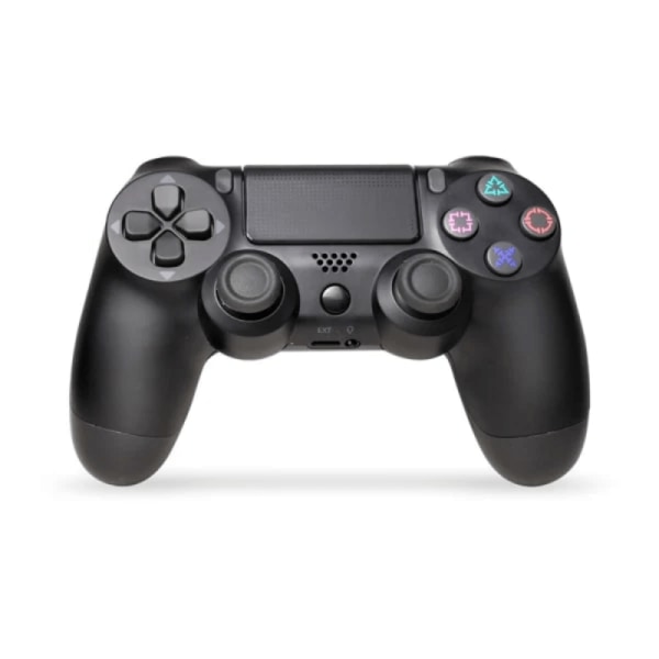 PS4 Handkontroll - Playstation 4 Kontroll med Kabel Svart