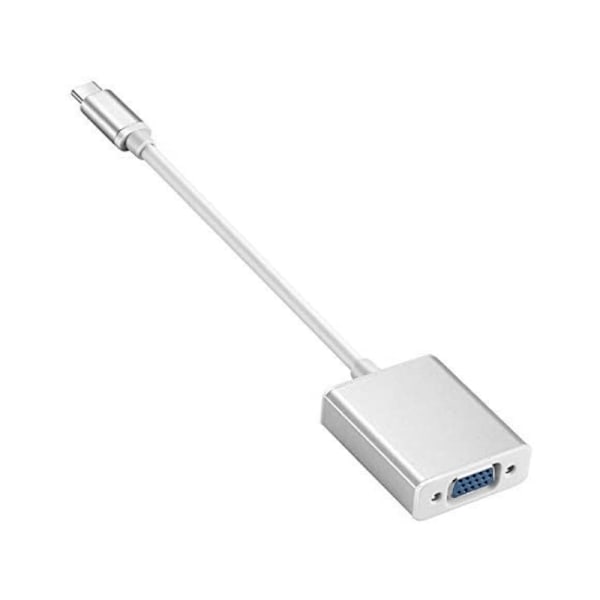 Snabb USB-C till VGA Adapter - Spegla till Bildskärm 1-Pack