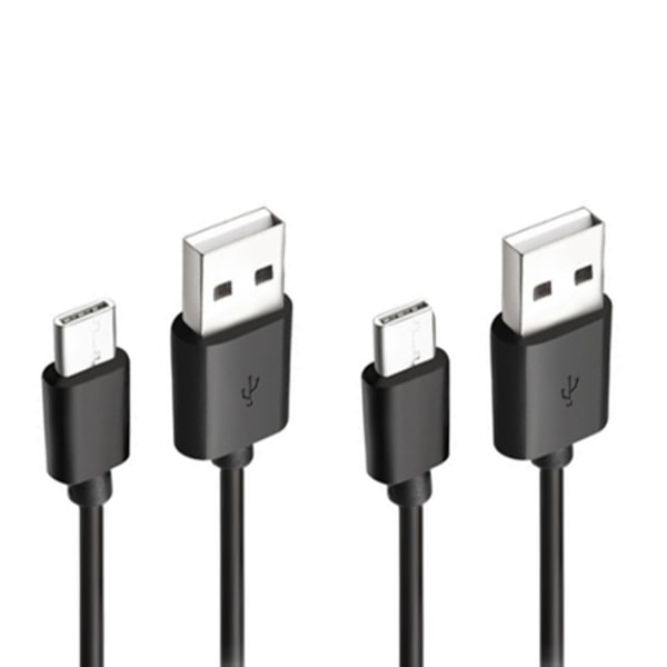 Snabbladdning Extra Lång USB-C kabel / Laddare 5-Pack Svart