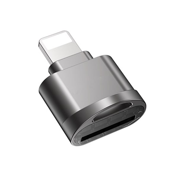 Lightning Micro SD / TF Kortadapter Mini Svart