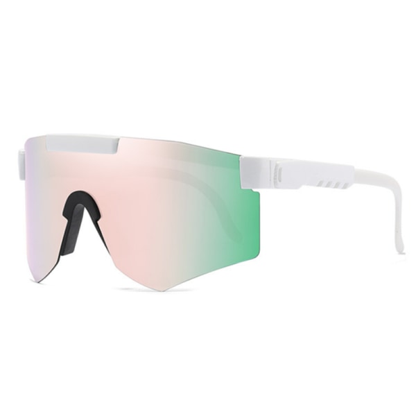 Polariserade Sportsolglasögon Unisex Peachy White (C3)