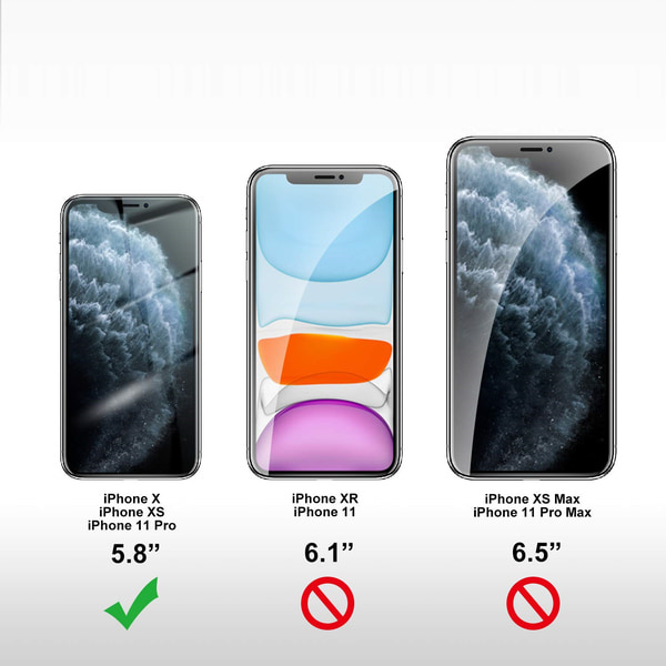 Genomskinligt Skal iPhone 11 Pro Transparent TPU 1-Pack