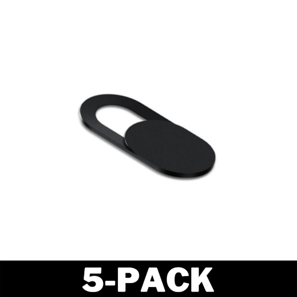 Skydd till Webbkamera Svart 5-Pack