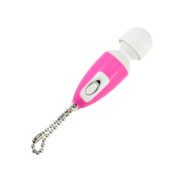 Mini Vibrator med Nyckelring Flera Färger Rosa Default Title