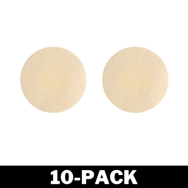 Självhäftande Cirkulära Nipple Covers Beige 10-Pack