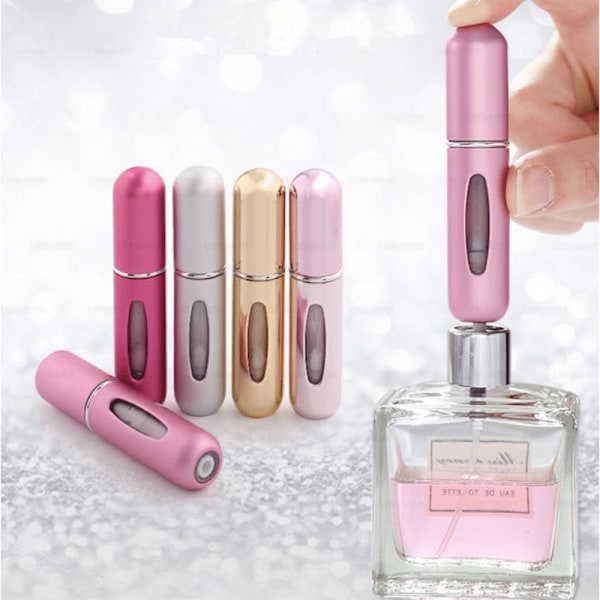 Refill Parfym Flaska Återfyllbar - Metallic Blå 2-Pack