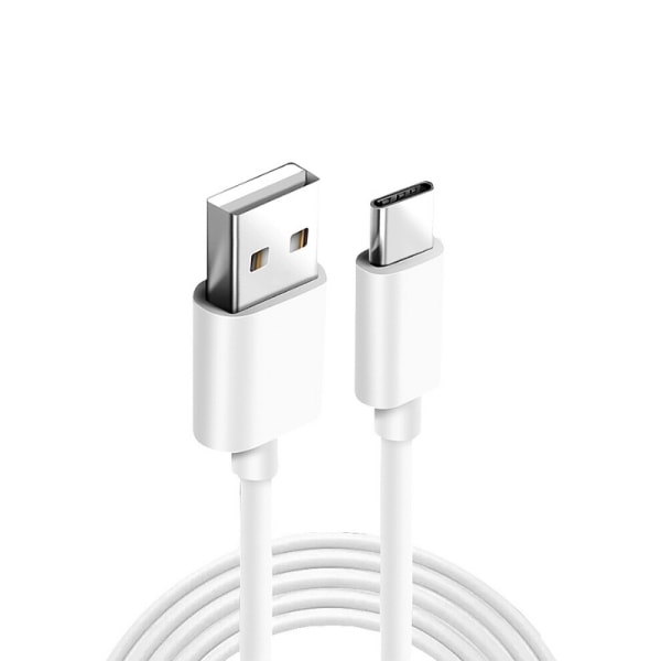 USB till USB-C Quick Charge Snabbladdare Kabel 1M Vit