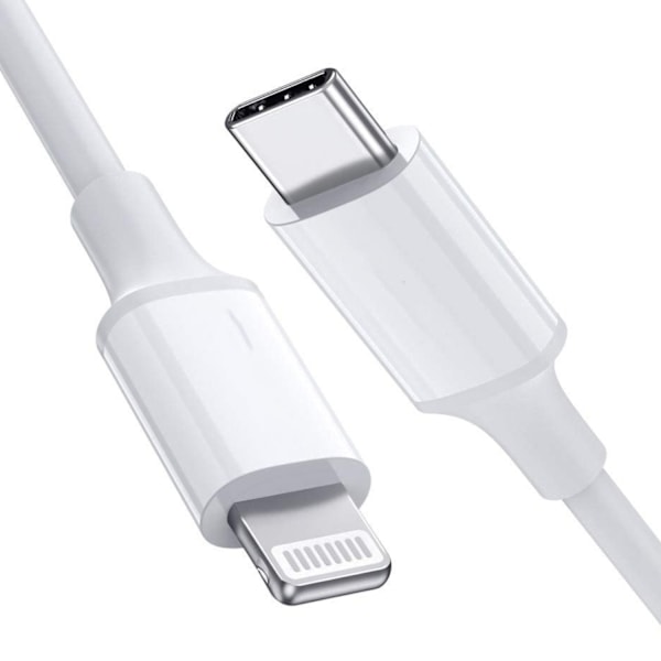 USB-C till Lightning Kabel iPhone Snabb Laddare 2M Vit 1-Pack