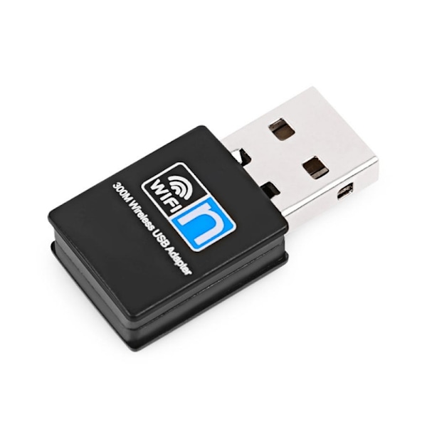 USB WIFI Adapter - Svart - 300 Mbps