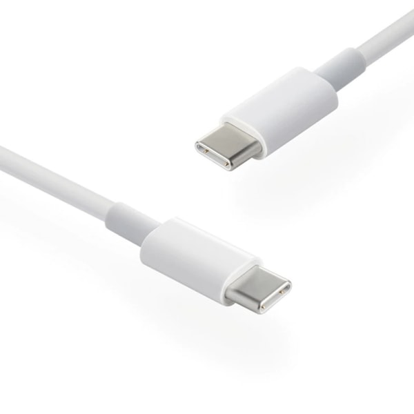 USB-C till USB-C Laddkabel 2 Meter Vit 1-Pack