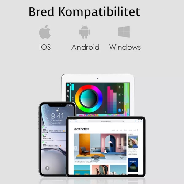 Universell Penna till iPad / Surfplatta Hög Kvalitet 2-Pack