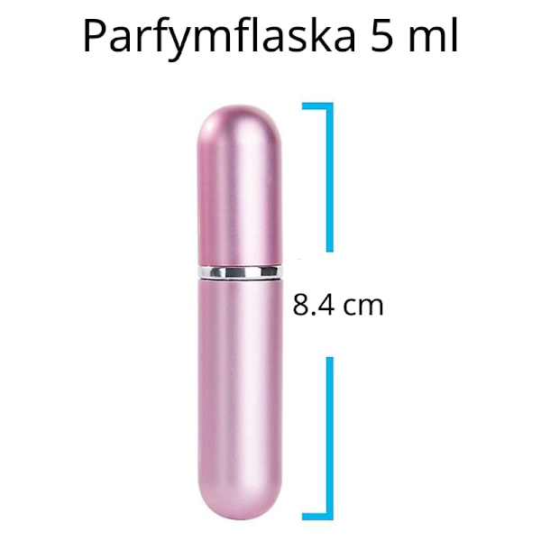 Liten Refill Flaska för Parfym Återfyllbar Rosa