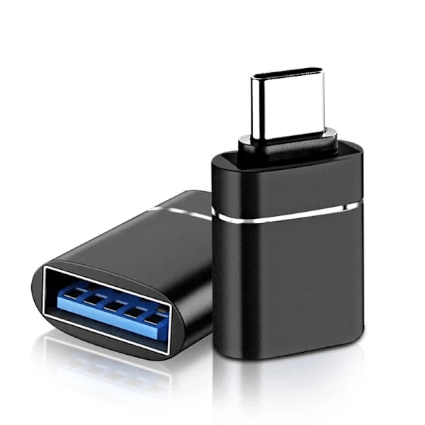 Högkvalitativ USB till USB-C Adapter - Metallic Rosa