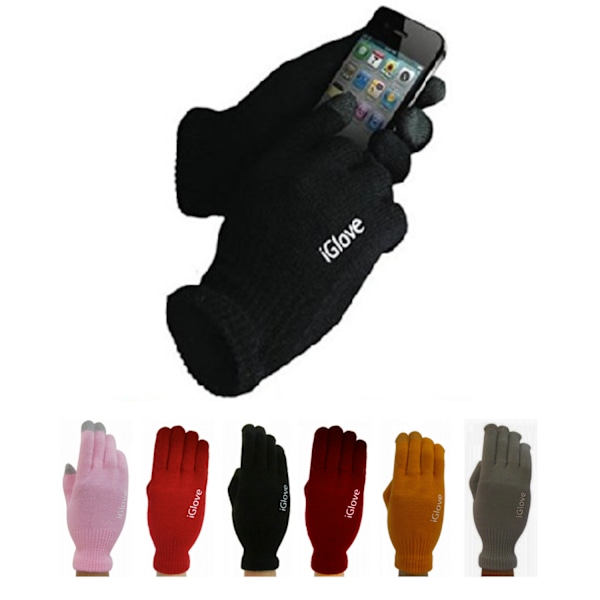 iGloves - Touchvantar / Touchhandskar Svart 10-Pack