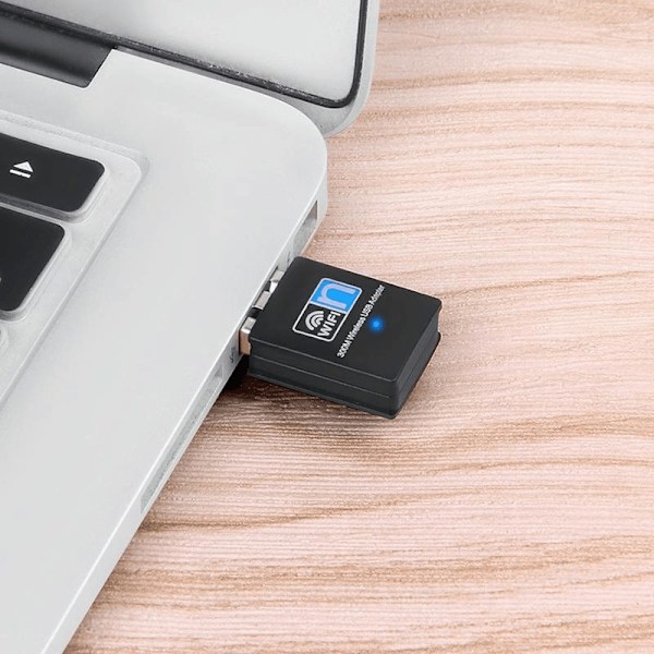 USB WIFI Adapter - Svart - 300 Mbps Default Title