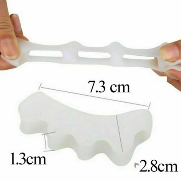 Tåseparerare / Tåspridare för Hallux Valgus i Silikon 1-Pack