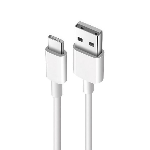 USB till USB-C Quick Charge Snabbladdare Kabel 1M Vit