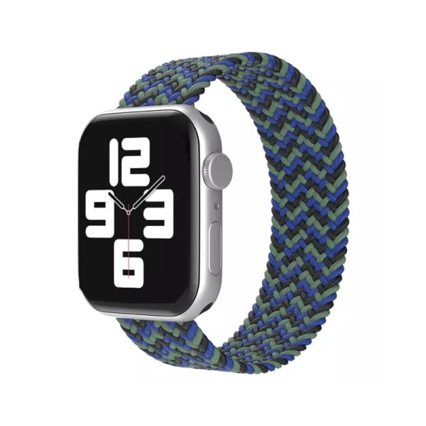 Flätat Armband för Apple Watch 38/40/41 mm Blågrön Mix S 1-Pack
