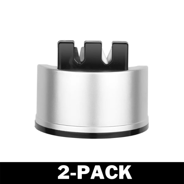 Högkvalitativ Knivslip för Hemmabruk Silver 2-Pack
