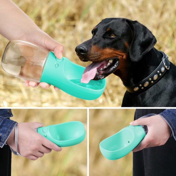 Portabel Vattenflaska för Hundar Ljusblå 1-Pack