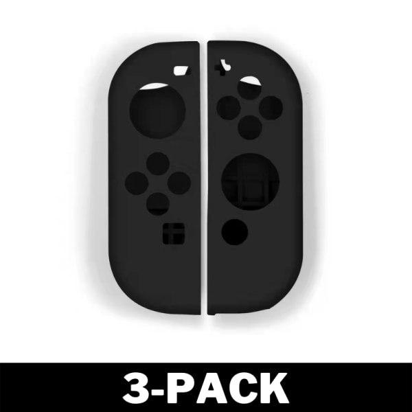 Silikonskydd till Nintendo Switch Joy Cons - Svart 3-Pack