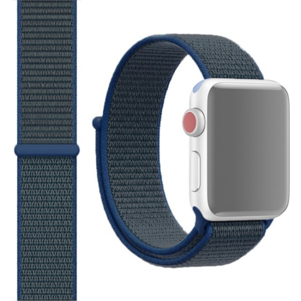 Apple Watch 42mm / 44mm Nylonarmband Mörkblå 3-Pack