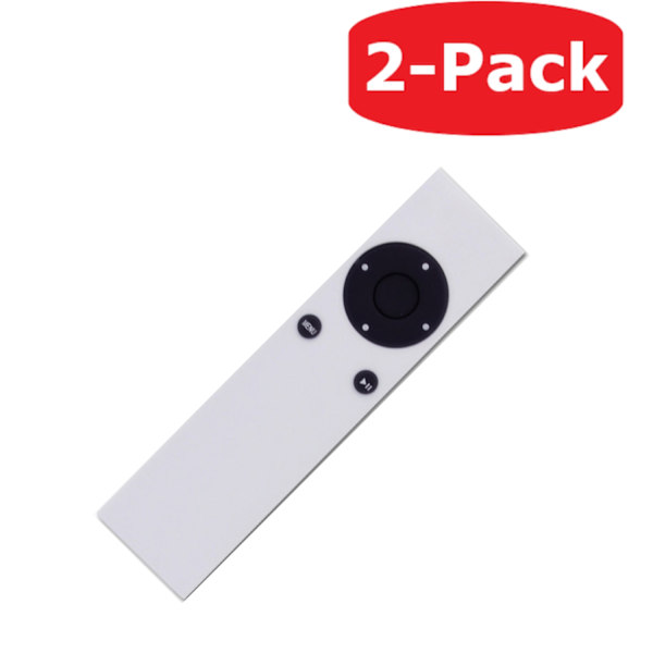 2-Pack Universell Apple TV Fjärrkontroll Stilren Design Vit Default Title