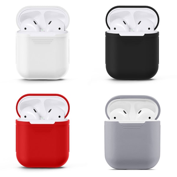 Airpod Silikonfodral Flera Färger Grå 5-Pack