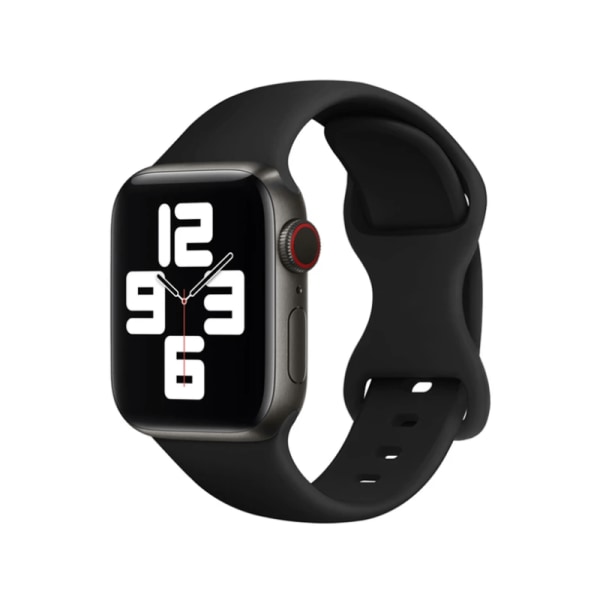 Silikonarmband till Apple Watch 38/40/41 mm Välj Färg S Svart
