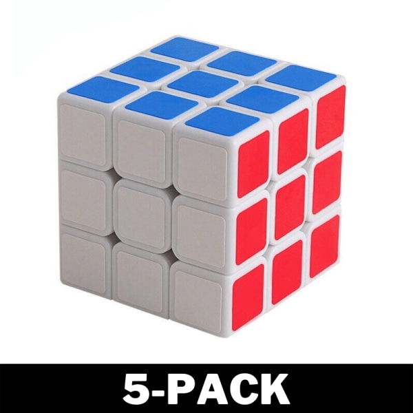 Rubiks Kub 3x3 5-Pack
