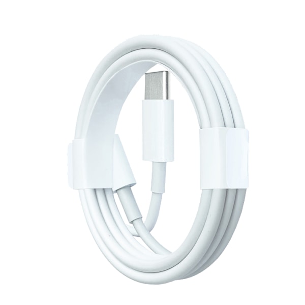 USB-C till USB-C Quick Charge 60W Kabel Vit 2 meter