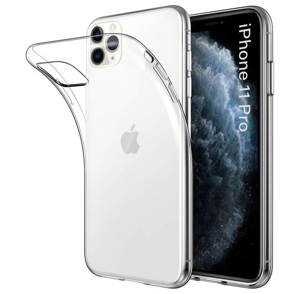 Genomskinligt Slimmat Skal iPhone 11 Pro Transparent TPU Default Title