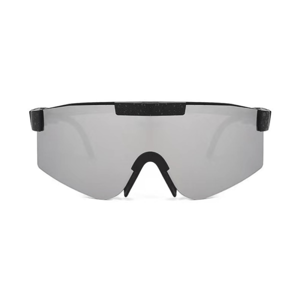 Polariserade Sportsolglasögon Unisex Metallic Black (C8)