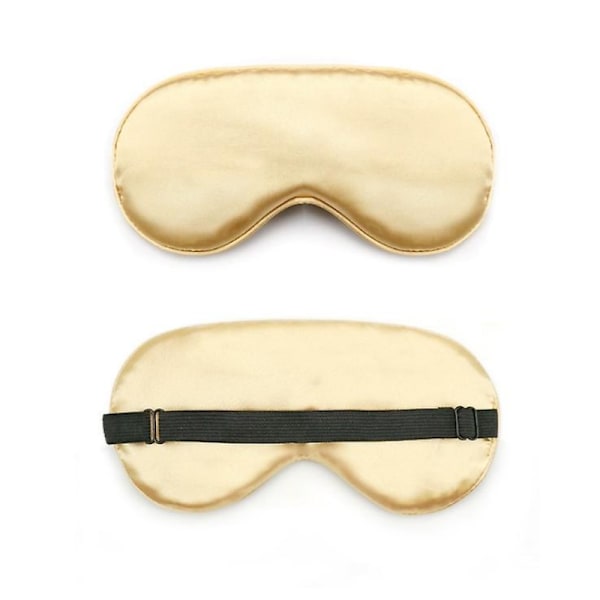 Lyxig och Bekväm Sovmask i Silke - Guld 10-Pack