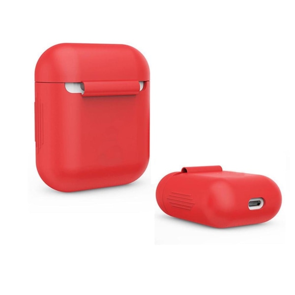 Airpod Silikonfodral Flera Färger Röd 1-Pack