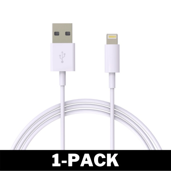 2M USB till Lightning Kabel Företagspaket Mängdrabatt 1-Pack